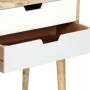 Mesita de noche de madera maciza de mango 47x35x59 cm de vidaXL, Mesitas de noche - Ref: Foro24-286481, Precio: 75,49 €, Desc...