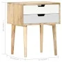 Mesita de noche de madera maciza de mango 47x35x59 cm de vidaXL, Mesitas de noche - Ref: Foro24-286481, Precio: 75,49 €, Desc...