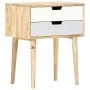 Mesita de noche de madera maciza de mango 47x35x59 cm de vidaXL, Mesitas de noche - Ref: Foro24-286481, Precio: 75,49 €, Desc...