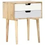 Mesita de noche de madera maciza de mango 47x35x59 cm de vidaXL, Mesitas de noche - Ref: Foro24-286481, Precio: 75,49 €, Desc...