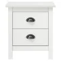 Mesita de noche Hill madera maciza de pino blanco 46x35x49,5 cm de vidaXL, Mesitas de noche - Ref: Foro24-288908, Precio: 102...