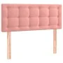 Box spring bed with pink velvet mattress 90x200 cm by , Beds and slatted bases - Ref: Foro24-3131182, Price: 304,41 €, Discou...