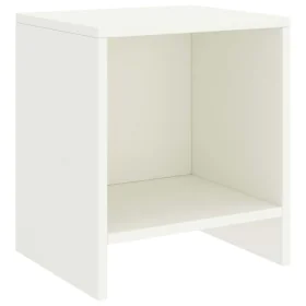 Mesita de noche madera maciza de mango blanco 35x30x40 cm de vidaXL, Mesitas de noche - Ref: Foro24-322234, Precio: 34,52 €, ...