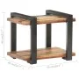 Mesita de noche de madera maciza reciclada 50x40x40 cm de vidaXL, Mesitas de noche - Ref: Foro24-320491, Precio: 68,17 €, Des...