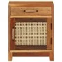 Recycled solid wood bedside table 40x30x50 cm by vidaXL, Nightstands - Ref: Foro24-288094, Price: 118,60 €, Discount: %