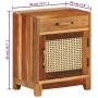 Recycled solid wood bedside table 40x30x50 cm by vidaXL, Nightstands - Ref: Foro24-288094, Price: 118,60 €, Discount: %
