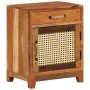 Mesita de noche de madera maciza reciclada 40x30x50 cm de vidaXL, Mesitas de noche - Ref: Foro24-288094, Precio: 118,60 €, De...