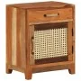 Recycled solid wood bedside table 40x30x50 cm by vidaXL, Nightstands - Ref: Foro24-288094, Price: 118,60 €, Discount: %