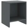 Mesitas de noche 2 uds madera de pino gris oscuro 35x30x40 cm de vidaXL, Mesitas de noche - Ref: Foro24-322244, Precio: 39,83...
