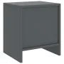 Mesitas de noche 2 uds madera de pino gris oscuro 35x30x40 cm de vidaXL, Mesitas de noche - Ref: Foro24-322244, Precio: 39,83...