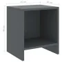 Mesitas de noche 2 uds madera de pino gris oscuro 35x30x40 cm de vidaXL, Mesitas de noche - Ref: Foro24-322244, Precio: 39,83...