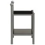 Mesitas de noche 2 unidades metal y vidrio gris y negro de vidaXL, Mesitas de noche - Ref: Foro24-325077, Precio: 45,86 €, De...