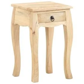Mesita de noche de madera maciza de mango 28x28x46 cm de vidaXL, Mesitas de noche - Ref: Foro24-321708, Precio: 88,79 €, Desc...
