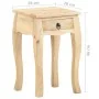 Nachttisch aus massivem Mangoholz, 28 x 28 x 46 cm von vidaXL, Nachttische - Ref: Foro24-321708, Preis: 88,79 €, Rabatt: %