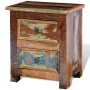Mesita de noche con 2 cajones madera maciza reciclada de vidaXL, Mesitas de noche - Ref: Foro24-241643, Precio: 168,61 €, Des...