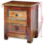Mesita de noche con 2 cajones madera maciza reciclada de vidaXL, Mesitas de noche - Ref: Foro24-241643, Precio: 168,61 €, Des...