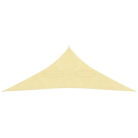Toldo de vela triangular HDPE 5x5x5 m m beige de vidaXL, Sombrillas - Ref: Foro24-42286, Precio: 31,69 €, Descuento: %