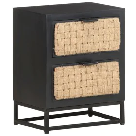Nachttisch aus massivem Mangoholz, 40 x 30 x 50 cm von vidaXL, Nachttische - Ref: Foro24-323494, Preis: 102,31 €, Rabatt: %