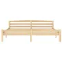 Estructura de cama de madera maciza de pino 200x200 cm de vidaXL, Camas y somieres - Ref: Foro24-322067, Precio: 108,37 €, De...