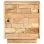 Mesita de noche de madera maciza de mango 40x30x45 cm de vidaXL, Mesitas de noche - Ref: Foro24-320468, Precio: 69,77 €, Desc...