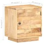 Mesita de noche de madera maciza de mango 40x30x45 cm de vidaXL, Mesitas de noche - Ref: Foro24-320468, Precio: 69,77 €, Desc...