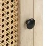 Mesita de noche madera maciza mango y caña natural 40x30x50 cm de vidaXL, Mesitas de noche - Ref: Foro24-323509, Precio: 76,2...