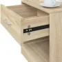 Nightstands 2 units with one drawer and oak shelf by vidaXL, Nightstands - Ref: Foro24-242546, Price: 53,76 €, Discount: %