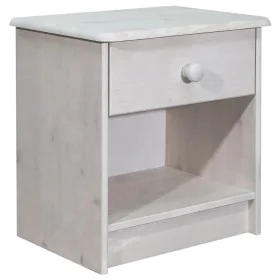 Mesita de noche de madera maciza de pino 41x30x42 cm de vidaXL, Mesitas de noche - Ref: Foro24-325533, Precio: 37,90 €, Descu...