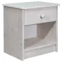 Mesita de noche de madera maciza de pino 41x30x42 cm de vidaXL, Mesitas de noche - Ref: Foro24-325533, Precio: 37,90 €, Descu...