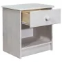 Mesita de noche de madera maciza de pino 41x30x42 cm de vidaXL, Mesitas de noche - Ref: Foro24-325533, Precio: 37,90 €, Descu...