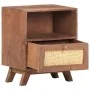 Solid mango wood bedside table 40x30x50 cm by vidaXL, Nightstands - Ref: Foro24-323597, Price: 85,06 €, Discount: %