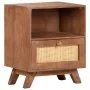 Solid mango wood bedside table 40x30x50 cm by vidaXL, Nightstands - Ref: Foro24-323597, Price: 85,06 €, Discount: %