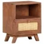 Solid mango wood bedside table 40x30x50 cm by vidaXL, Nightstands - Ref: Foro24-323597, Price: 85,06 €, Discount: %