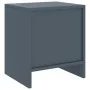 Mesita de noche madera maciza de mango gris claro 35x30x40 cm de vidaXL, Mesitas de noche - Ref: Foro24-322237, Precio: 34,51...