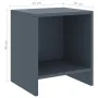 Mesita de noche madera maciza de mango gris claro 35x30x40 cm de vidaXL, Mesitas de noche - Ref: Foro24-322237, Precio: 34,51...