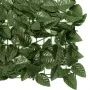 Toldo para balcón con hojas verde oscuro 400x75 cm de vidaXL, Sombrillas - Ref: Foro24-315484, Precio: 33,55 €, Descuento: %