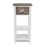Bedside table with 1 brown and white drawer by vidaXL, Nightstands - Ref: Foro24-242039, Price: 51,35 €, Discount: %