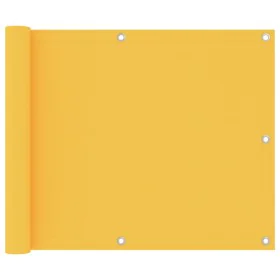 Toldo para balcón tela oxford amarillo 75x400 cm de vidaXL, Sombrillas - Ref: Foro24-135021, Precio: 23,69 €, Descuento: %