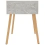 Mesitas de noche 2 uds madera de ingeniería gris hormigón de vidaXL, Mesitas de noche - Ref: Foro24-326804, Precio: 88,35 €, ...