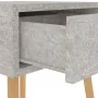 Mesitas de noche 2 uds madera de ingeniería gris hormigón de vidaXL, Mesitas de noche - Ref: Foro24-326804, Precio: 88,35 €, ...