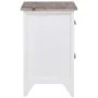 Mesitas de noche con 2 cajones 2 unidades marrón y blanco de vidaXL, Mesitas de noche - Ref: Foro24-242042, Precio: 67,70 €, ...