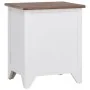 Mesitas de noche con 2 cajones 2 unidades marrón y blanco de vidaXL, Mesitas de noche - Ref: Foro24-242042, Precio: 67,70 €, ...