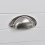 Mesita de noche con 1 cajón blanca de vidaXL, Mesitas de noche - Ref: Foro24-242040, Precio: 49,37 €, Descuento: %