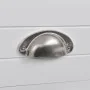 Weißer Nachttisch mit 1 Schublade von vidaXL, Nachttische - Ref: Foro24-242040, Preis: 49,37 €, Rabatt: %