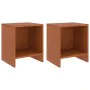 Mesitas de noche 2 uds madera de pino marrón miel 35x30x40 cm de vidaXL, Mesitas de noche - Ref: Foro24-322241, Precio: 38,54...