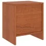 Mesitas de noche 2 uds madera de pino marrón miel 35x30x40 cm de vidaXL, Mesitas de noche - Ref: Foro24-322241, Precio: 38,54...