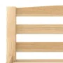 Estructura de cama de madera maciza de pino 200x200 cm de vidaXL, Camas y somieres - Ref: Foro24-322067, Precio: 108,37 €, De...