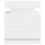 Mesita de noche madera contrachapada blanco 45x35x52 cm de vidaXL, Mesitas de noche - Ref: Foro24-326849, Precio: 82,78 €, De...