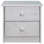 Mesita de noche de madera maciza de pino 43x34x40 cm de vidaXL, Mesitas de noche - Ref: Foro24-325535, Precio: 41,88 €, Descu...