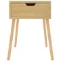 Mesita de noche madera de ingeniería roble Sonoma 40x40x56 cm de vidaXL, Mesitas de noche - Ref: Foro24-326801, Precio: 67,80...